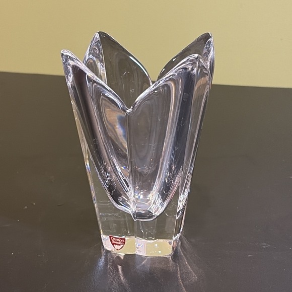 Orrefors Kostaboda Other - Orrefors Sweden Crystal Tulip Vase 6" Signed EUC